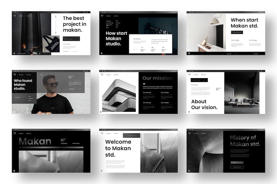 黑橙色高端商业提案PPT模板 - 顶尖PPT