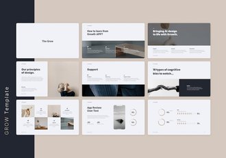 极简品牌展示业务合作keynote模板 - 顶尖PPT