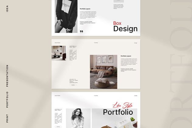 简约风格投资组合主题keynote模板 - 顶尖PPT