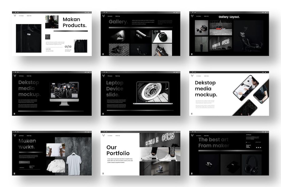 黑橙色高端商业提案PPT模板 - 顶尖PPT