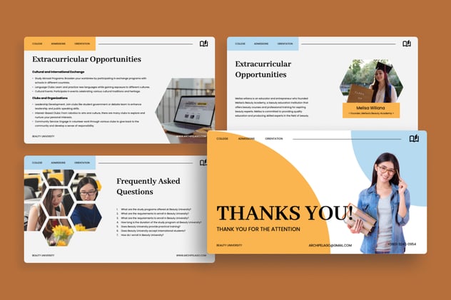 大学学院定位介绍PPT模板 - 顶尖PPT