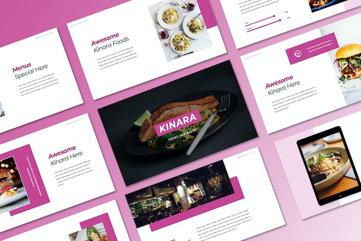 美食餐饮行业分析PPT模板 - 顶尖PPT