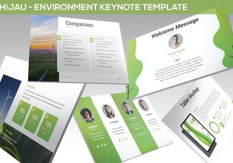 生态环保自然绿色项目规划Keynote模板 - 顶尖PPT