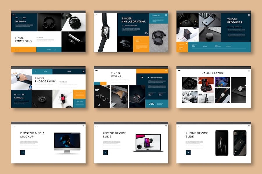 商务企业服务推广Keynote模板 - 顶尖PPT