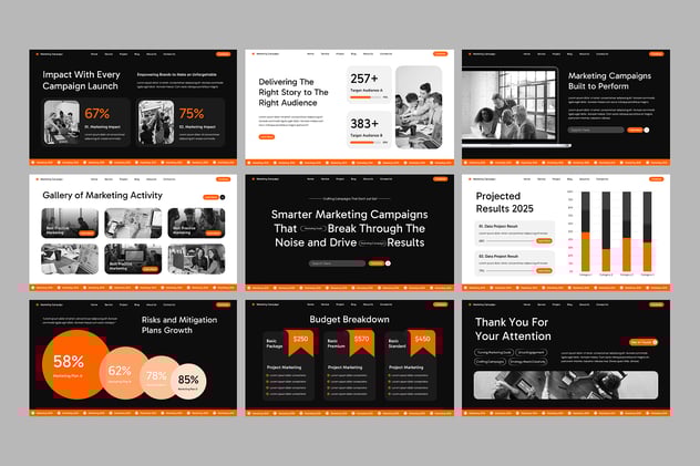 营销活动策划PPT模板 - 顶尖PPT