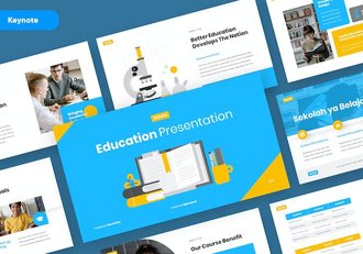 在线教育培训课程教学方案Keynote模板 - 顶尖PPT