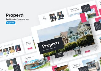 房地产项目销售推介讲座Keynote模板 - 顶尖PPT