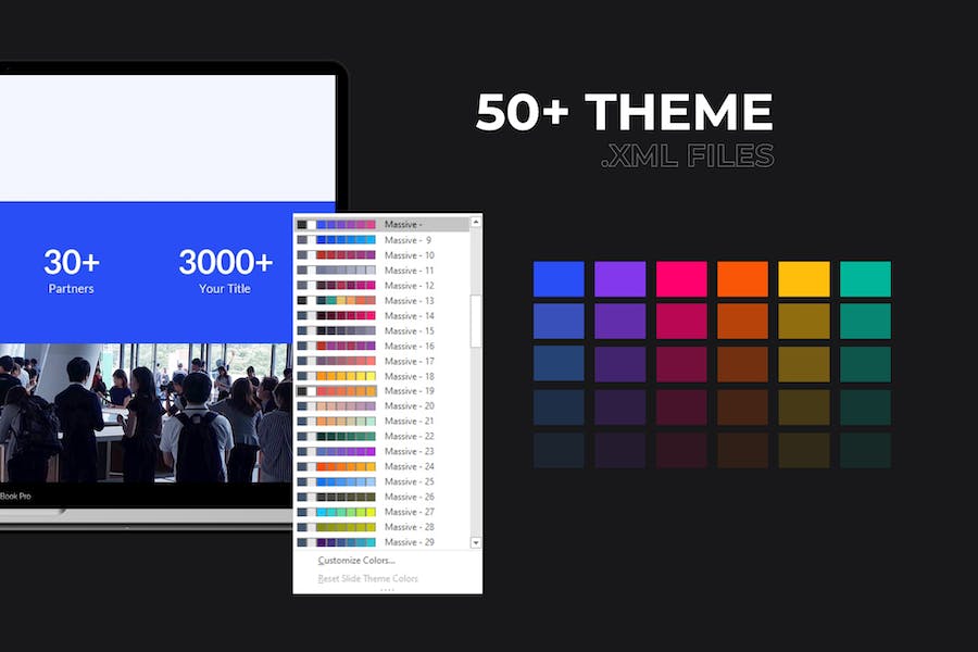 商务展会发布会项目会议PPT模板 - 顶尖PPT