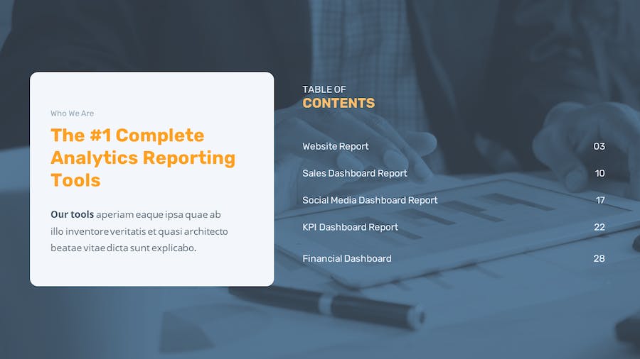 社交媒体数据分析统计年终报告keynote模板 - 顶尖PPT