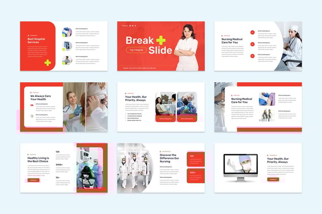 医院科室月度工作汇报年度战略规划会议keynote模板 - 顶尖PPT