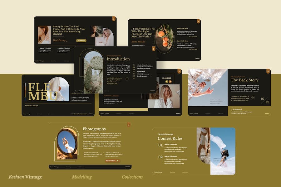 摄影讲述展示方案推介应用Keynote模板 - 顶尖PPT