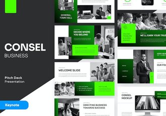 企业商务项目融资路演推介Keynote模板 - 顶尖PPT