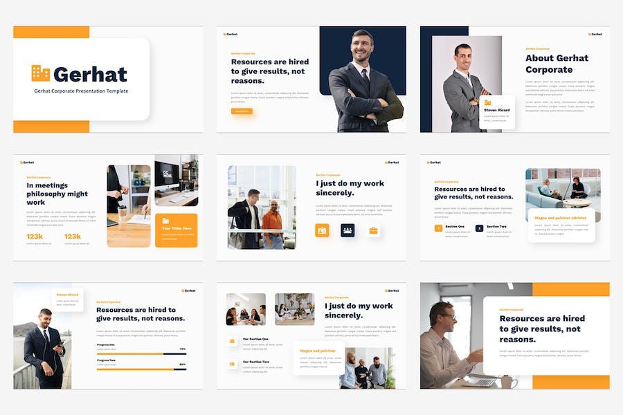 企业公司介绍组织架构业务展示Keynote模板 - 顶尖PPT