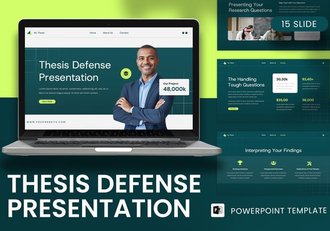 论文辩护PowerPoint模板 - 顶尖PPT