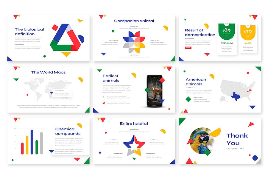 趣味动画风流程Keynote模板 - 顶尖PPT