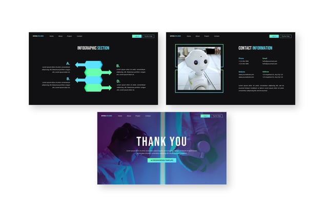 人工智能AI科技主题keynote模板 - 顶尖PPT