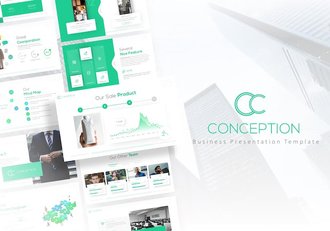 绿色业务合作商业计划PPT模板 - 顶尖PPT