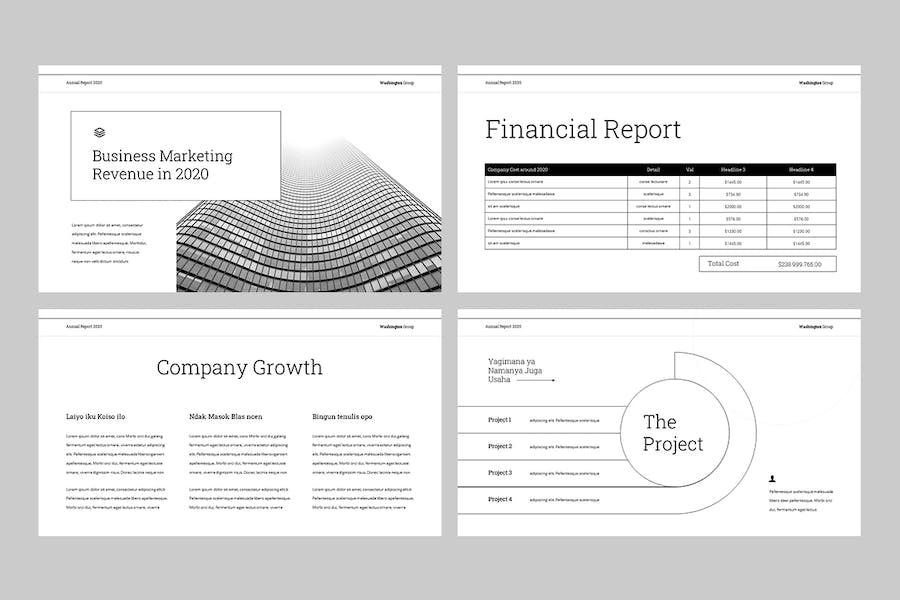 公司年度财务报告总结PPT模板 - 顶尖PPT