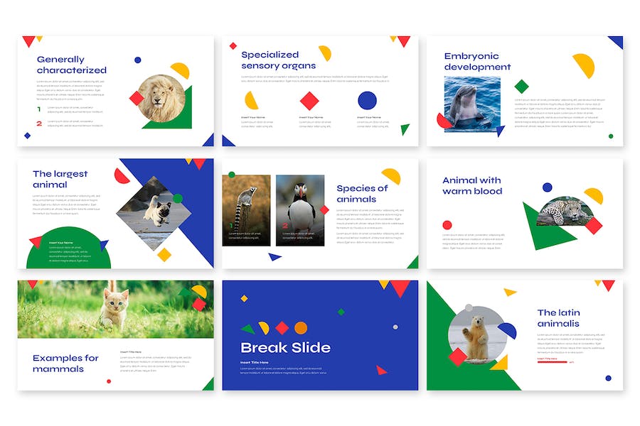 趣味动画风流程Keynote模板 - 顶尖PPT