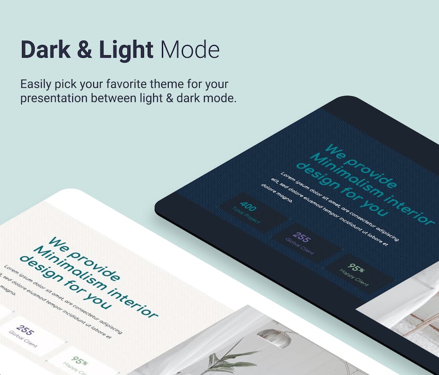 温馨家居室内设计展示PPT模板 - 顶尖PPT