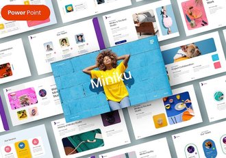 创意时尚商务通用国外PPT模板 - 顶尖PPT