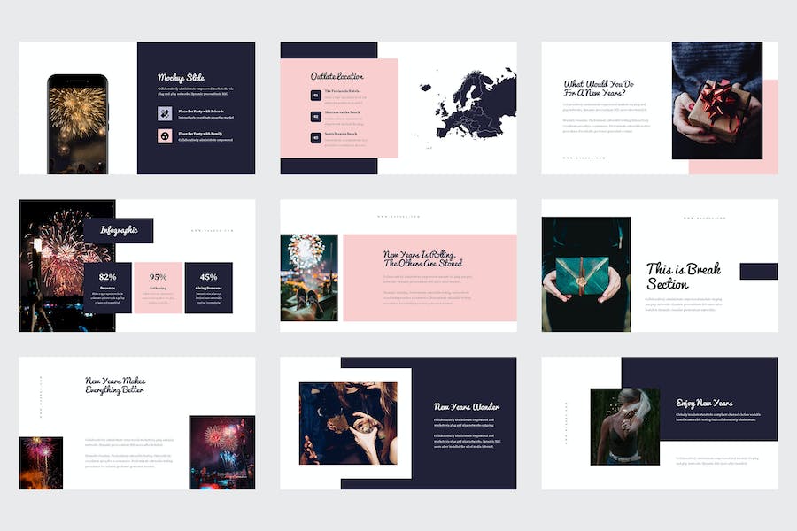 新年前夕营销推广活动运营方案Keynote模板 - 顶尖PPT