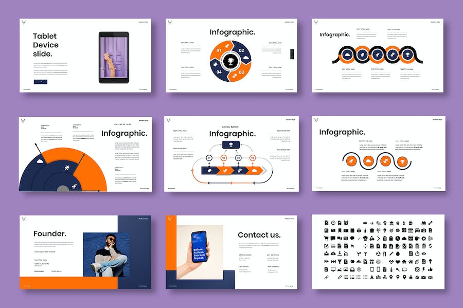 商务企业风采展示Keynote模板 - 顶尖PPT