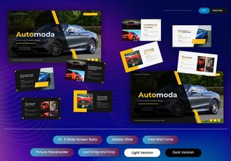 汽车服务维修保养keynote模板 - 顶尖PPT