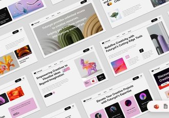 简约科技风AI人工智能PPT模板 - 顶尖PPT