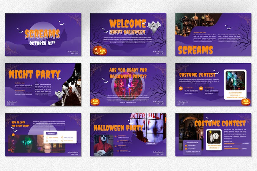 万圣节文化介绍活动策划keynote模板 - 顶尖PPT