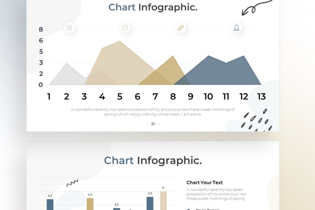 涂鸦风格数据图形keynote模板 - 顶尖PPT