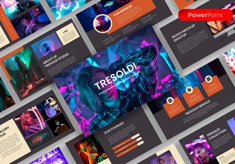 创意品牌推广宣传展示PPT模板 - 顶尖PPT