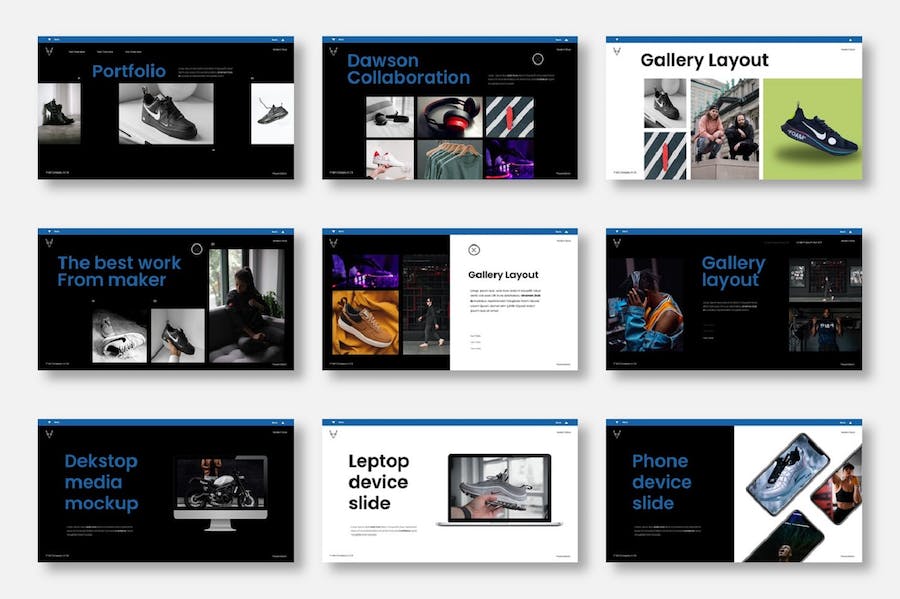 现代商务企业产品服务宣传推广PPT模板 - 顶尖PPT