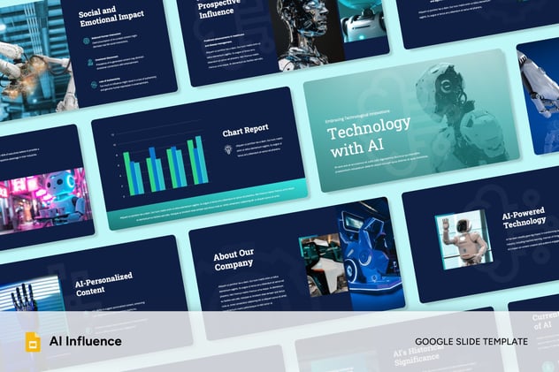 人工智能影响力PPT模板 - 顶尖PPT
