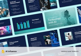 人工智能影响力PPT模板 - 顶尖PPT