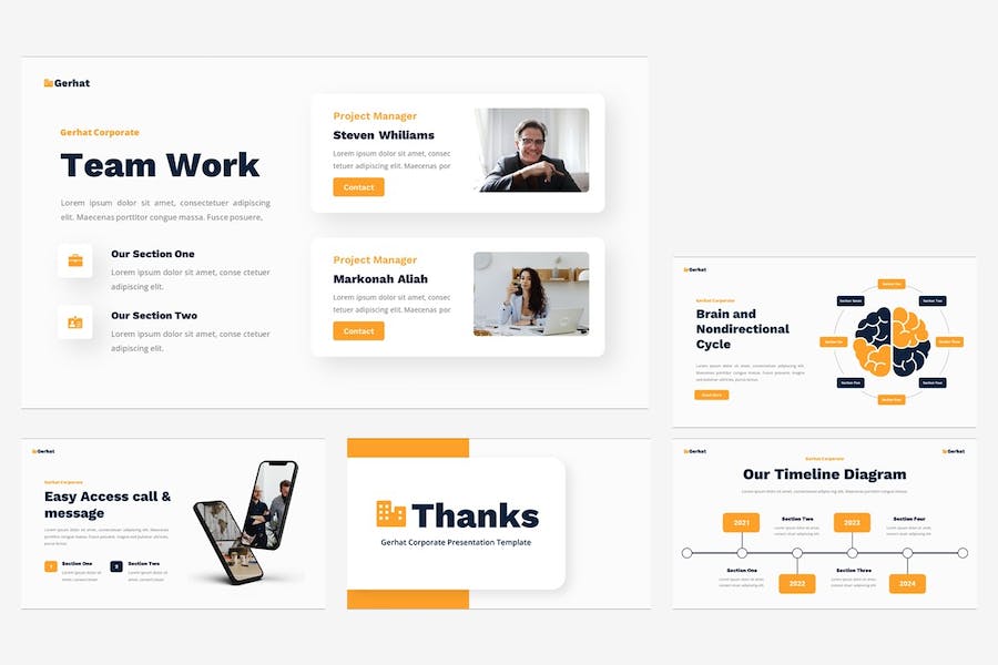 企业公司介绍组织架构业务展示Keynote模板 - 顶尖PPT
