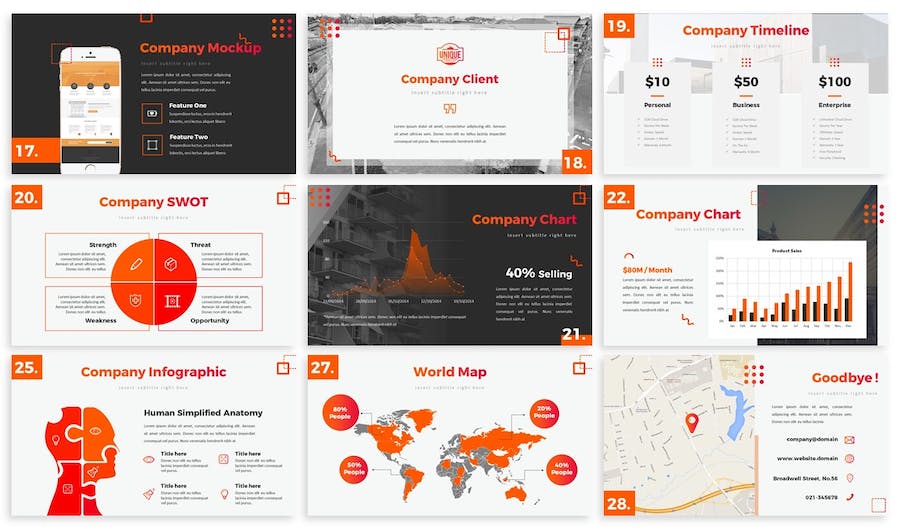 抽象摄影艺术作品展示展览Keynote模板 - 顶尖PPT