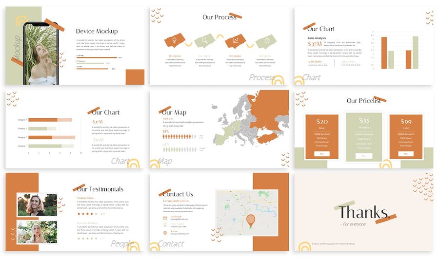 时尚服装穿搭搭配风格展示Keynote模板 - 顶尖PPT