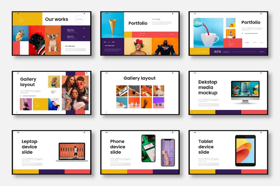 欧美企业商务PowerPoint模板 - 顶尖PPT