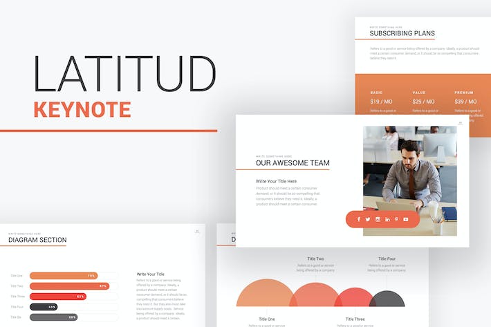 橙色大气企业项目合作商业计划工作总结商务通用keynote模板 - 顶尖PPT