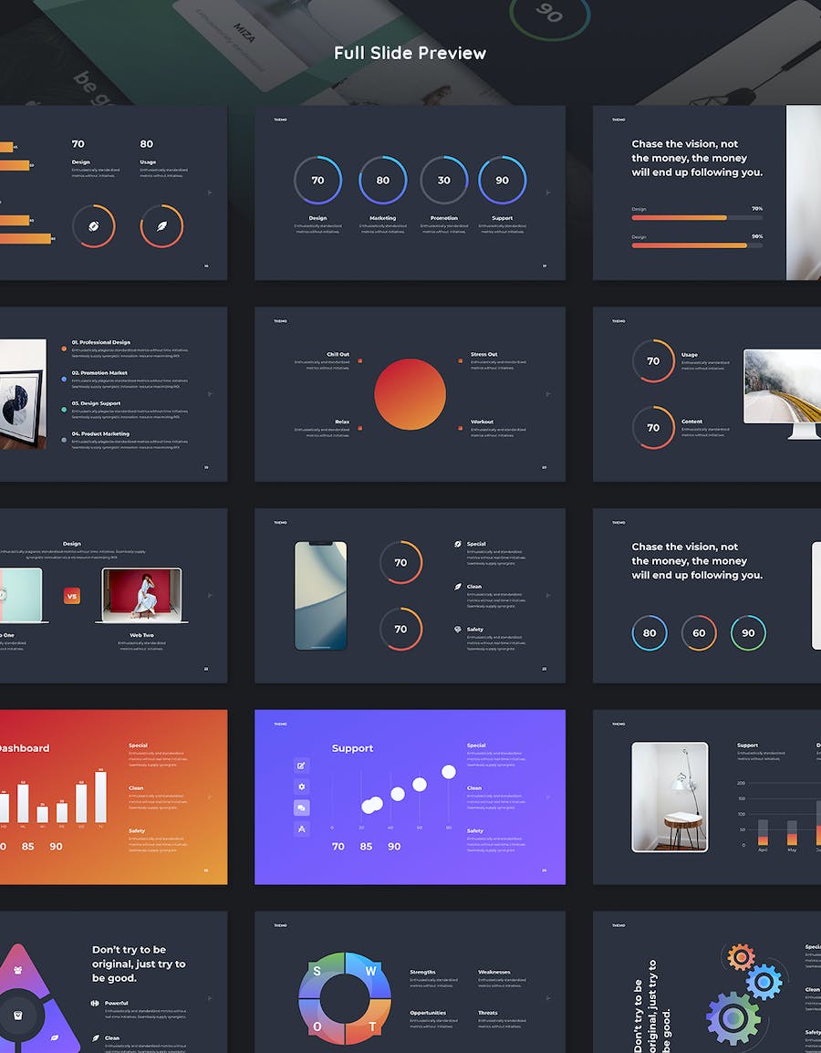 商业计划品牌营销策划多用途keynote模板 - 顶尖PPT