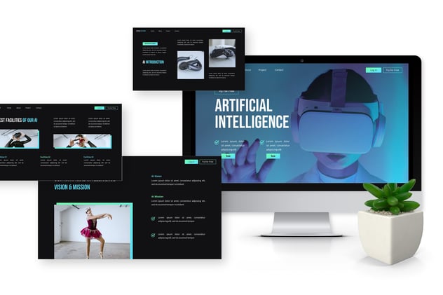 人工智能AI科技主题keynote模板 - 顶尖PPT