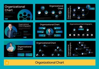 组织结构图企业架构设计PPT模板 - 顶尖PPT