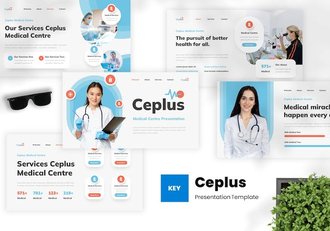 医疗中心诊疗服务介绍展示Keynote模板 - 顶尖PPT