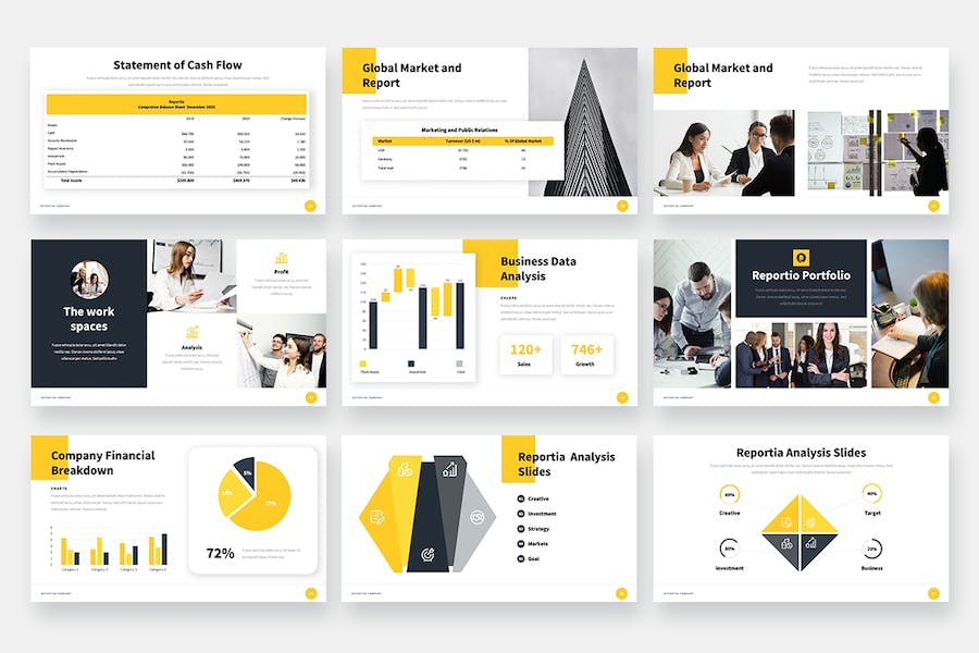 企业经营总结年度报告主旨展示Keynote模板 - 顶尖PPT