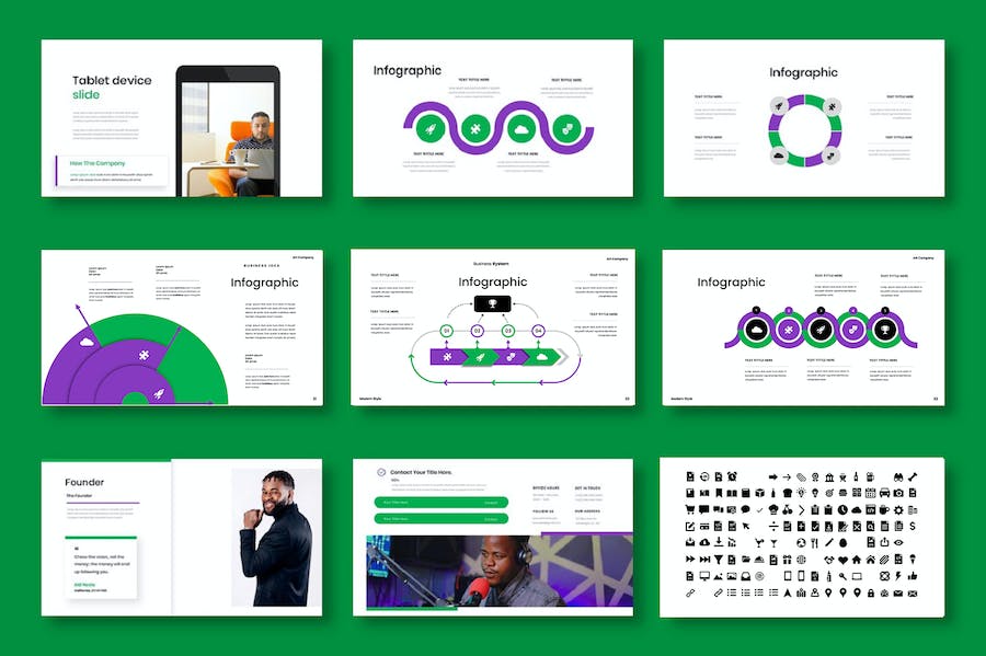 商务商业风格工作计划总结PPT模板 - 顶尖PPT