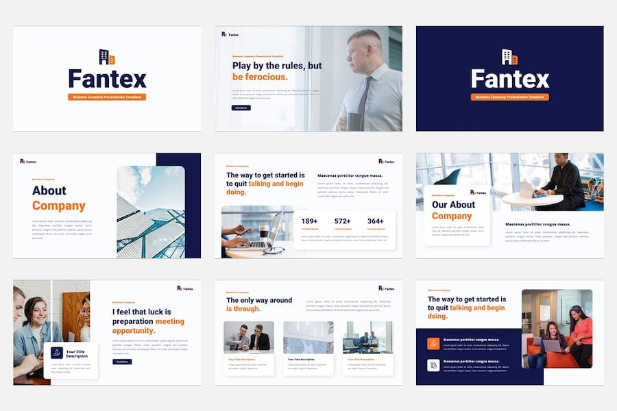 商务公司讲述展示企业推广Keynote模板 - 顶尖PPT