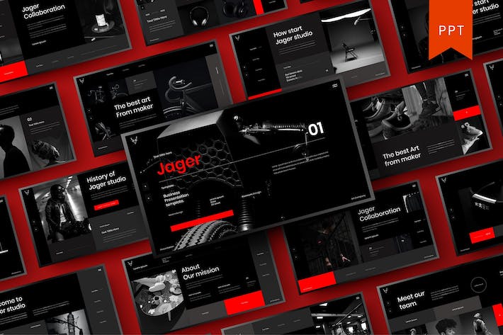 商务品牌宣传营销推介PPT模板 - 顶尖PPT