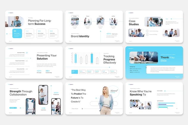 风险投资企业主旨演讲Keynote模板 - 顶尖PPT