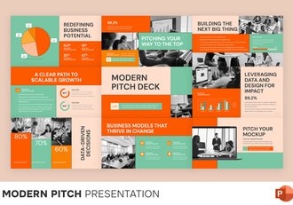 融资路演商业计划书PPT模板 - 顶尖PPT